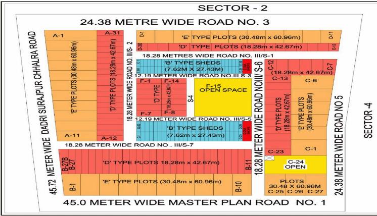 Layout Plan of Noida Sector-3 HD Map - Ecotech Industry [Industrial ...
